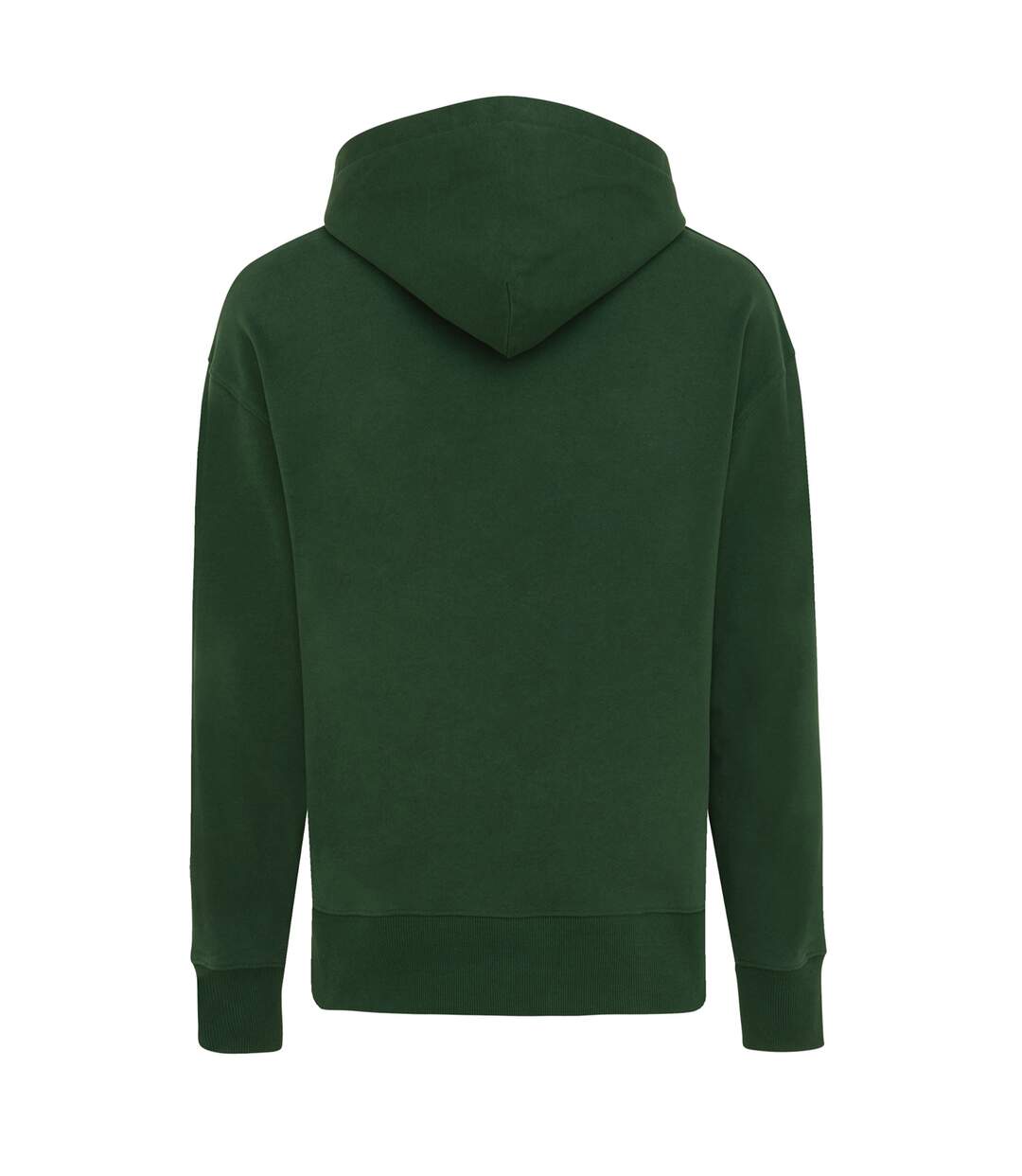 Unisex adult yoho recycled cotton relaxed fit hoodie forest green Iqoniq-2