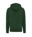 Unisex adult yoho recycled cotton relaxed fit hoodie forest green Iqoniq-2