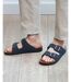 Isotoner Sandales homme à doubles brides ultra confortables-2