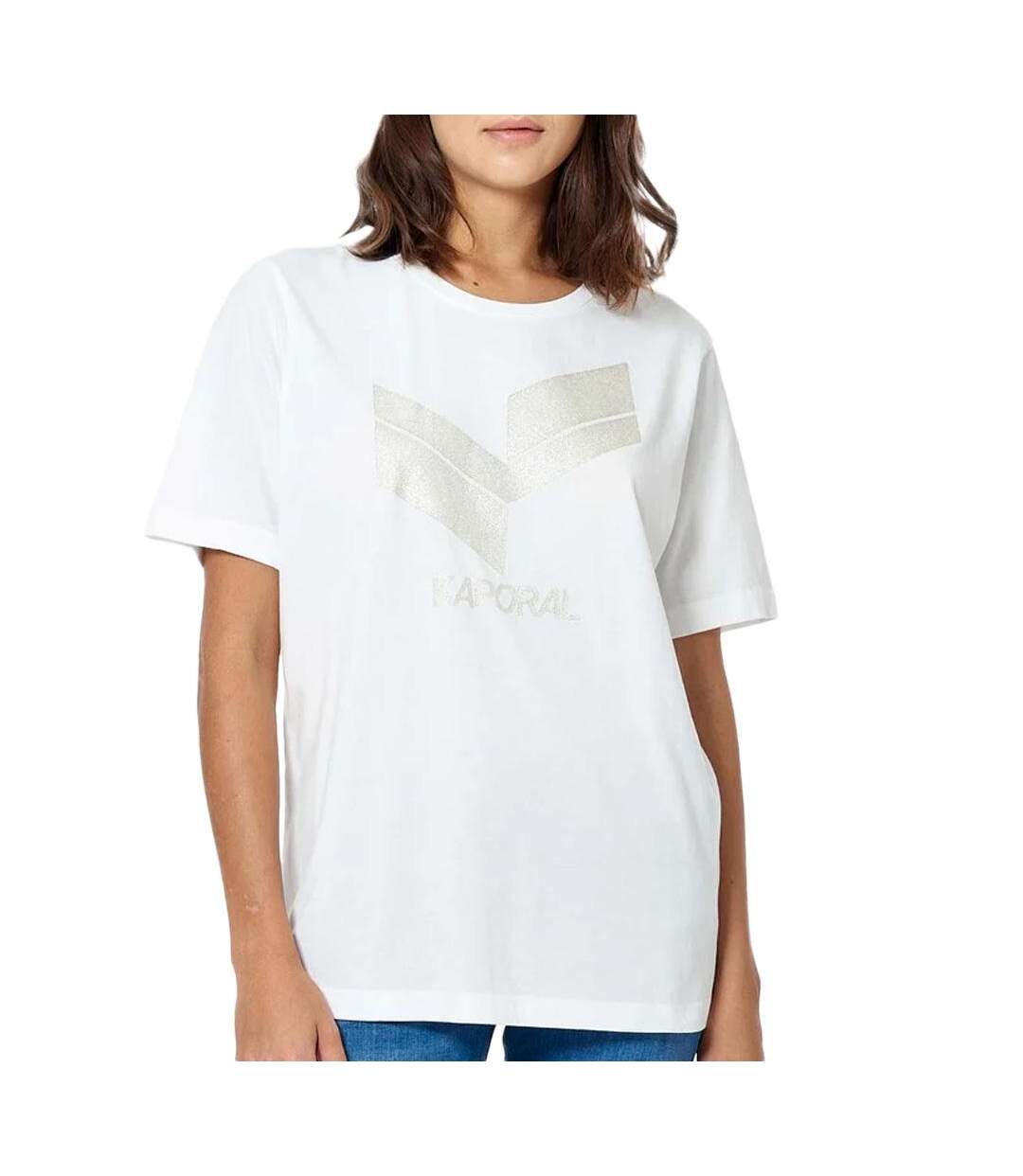 T-Shirt blanc femme kaporal jogo-1