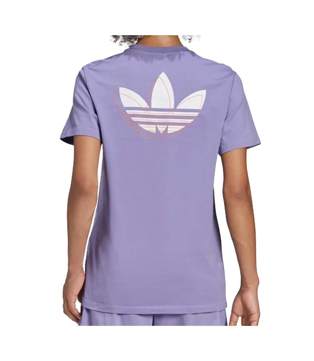 T-shirt Violet Femme Adidas Streetball - 12A