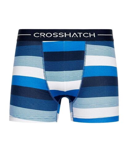 Boxers avocet homme bleu / bleu marine / blanc Crosshatch