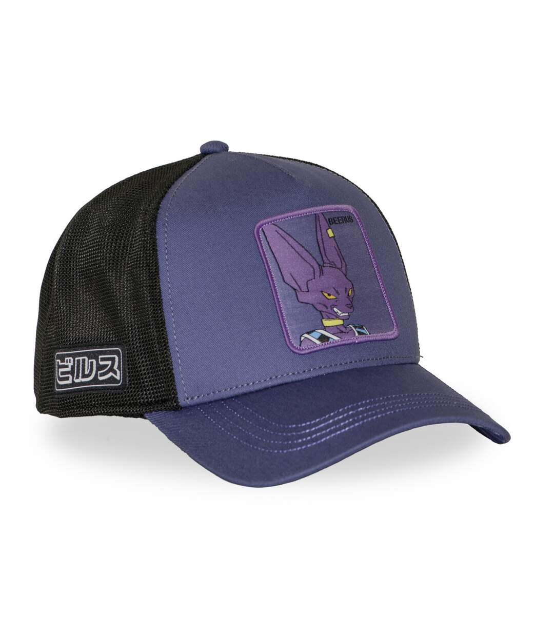 Casquette trucker premium filet et patch Dragon Ball Super Beerus Capslab-3