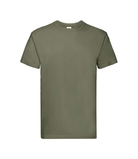 Mens Super Premium T-shirt Classic Olive Fruit Of The Loom