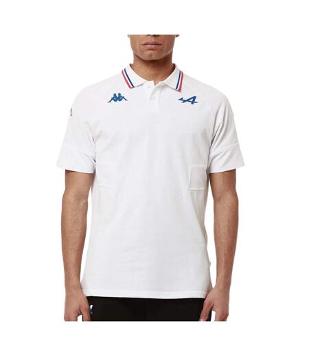 Polo blanc homme kappa andowi - m