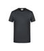 T-shirt Basic Homme Noir James And Nicholson-1