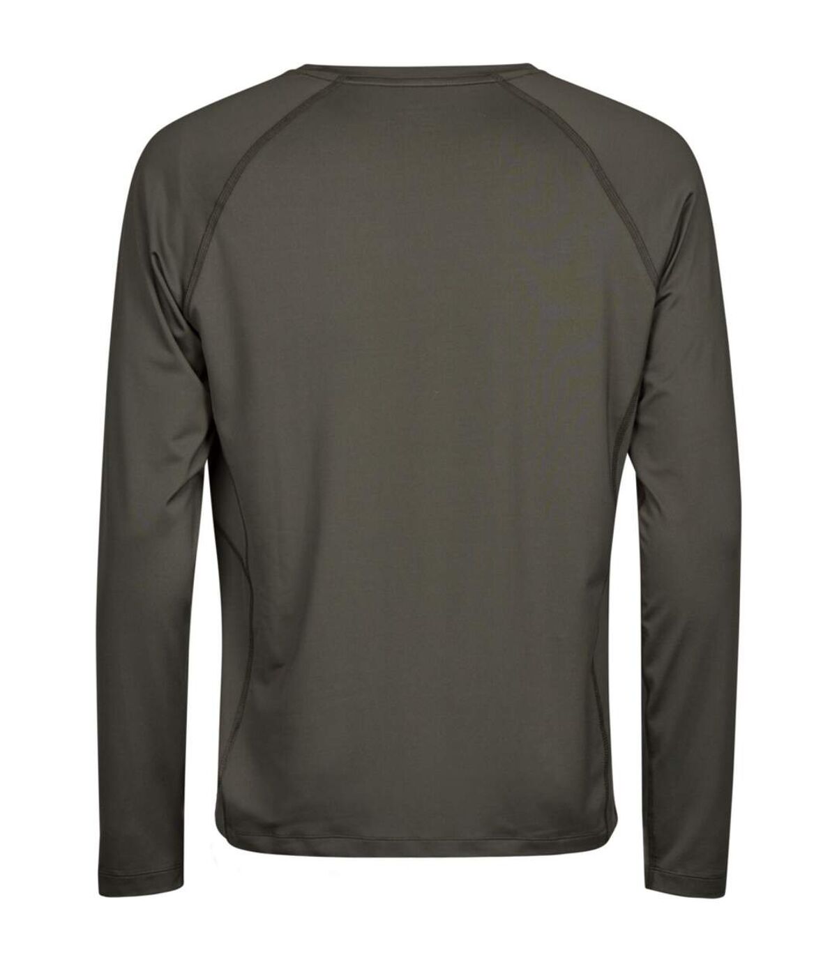 Tee Jays Mens CoolDry Long-Sleeved Crop T-Shirt (Deep Green)