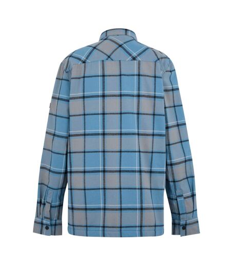 Veste Chemise Motif/style À Carreaux Spennith Homme Gris Bleu Regatta