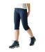Womens/ladies Xert Stretch Capri Trousers Navy Regatta-1