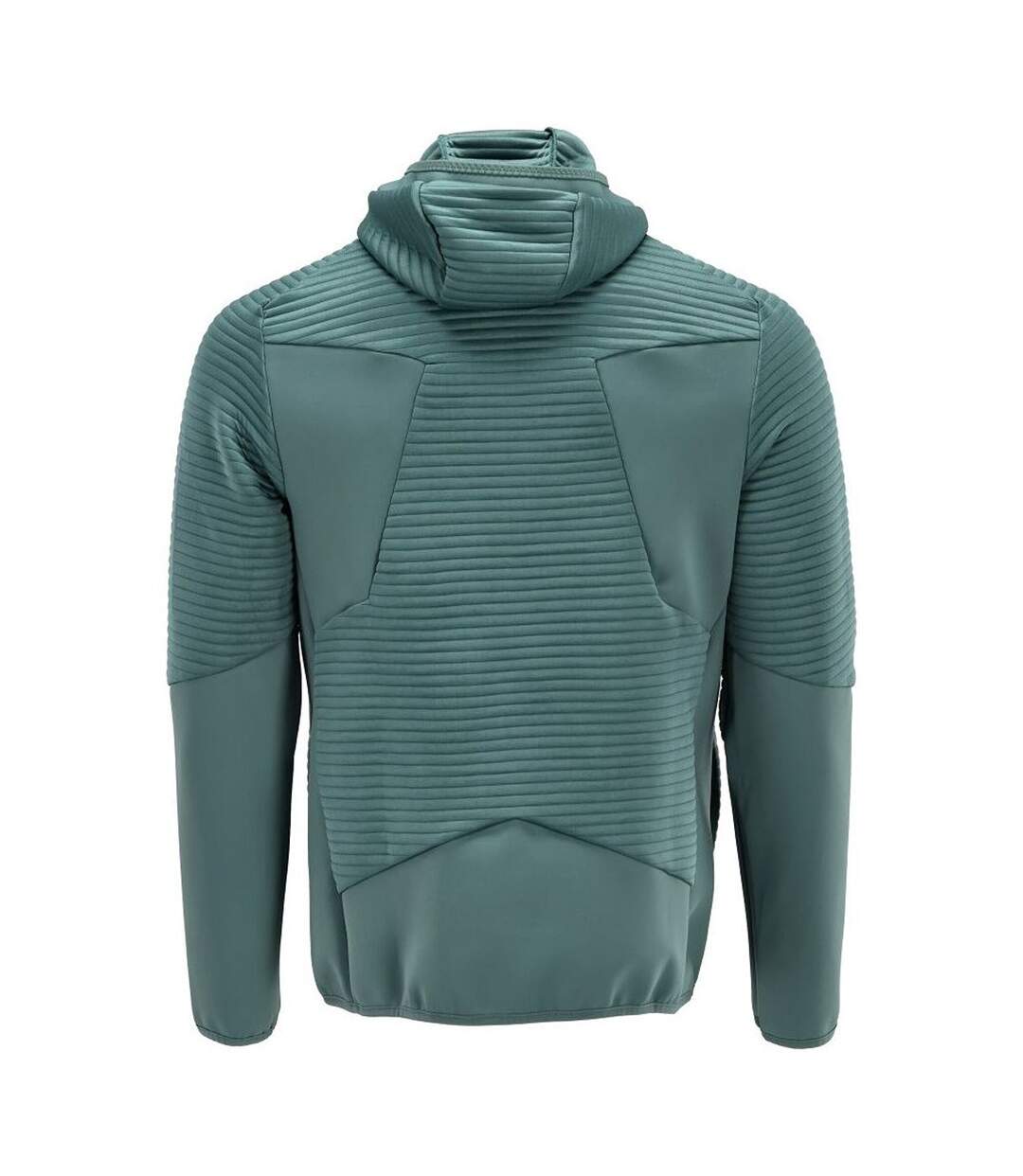 Mens Customised Hooded Fleece Jacket Light Forest Green Mascot-2