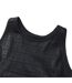 Womens/ladies Shine Slim Sleeveless Tank Top Black Biba-4