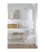 Vase Conique avec Anses Russel 55cm Blanc-4