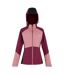 Veste Softshell Desoto Femme Rouge Sombre Vieux Rose Noir Regatta-1