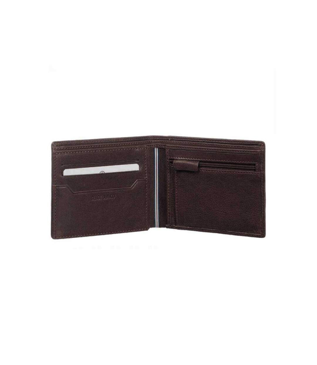 Serge Blanco - Portefeuille en cuir homme Anchorage - chocolat - 9882