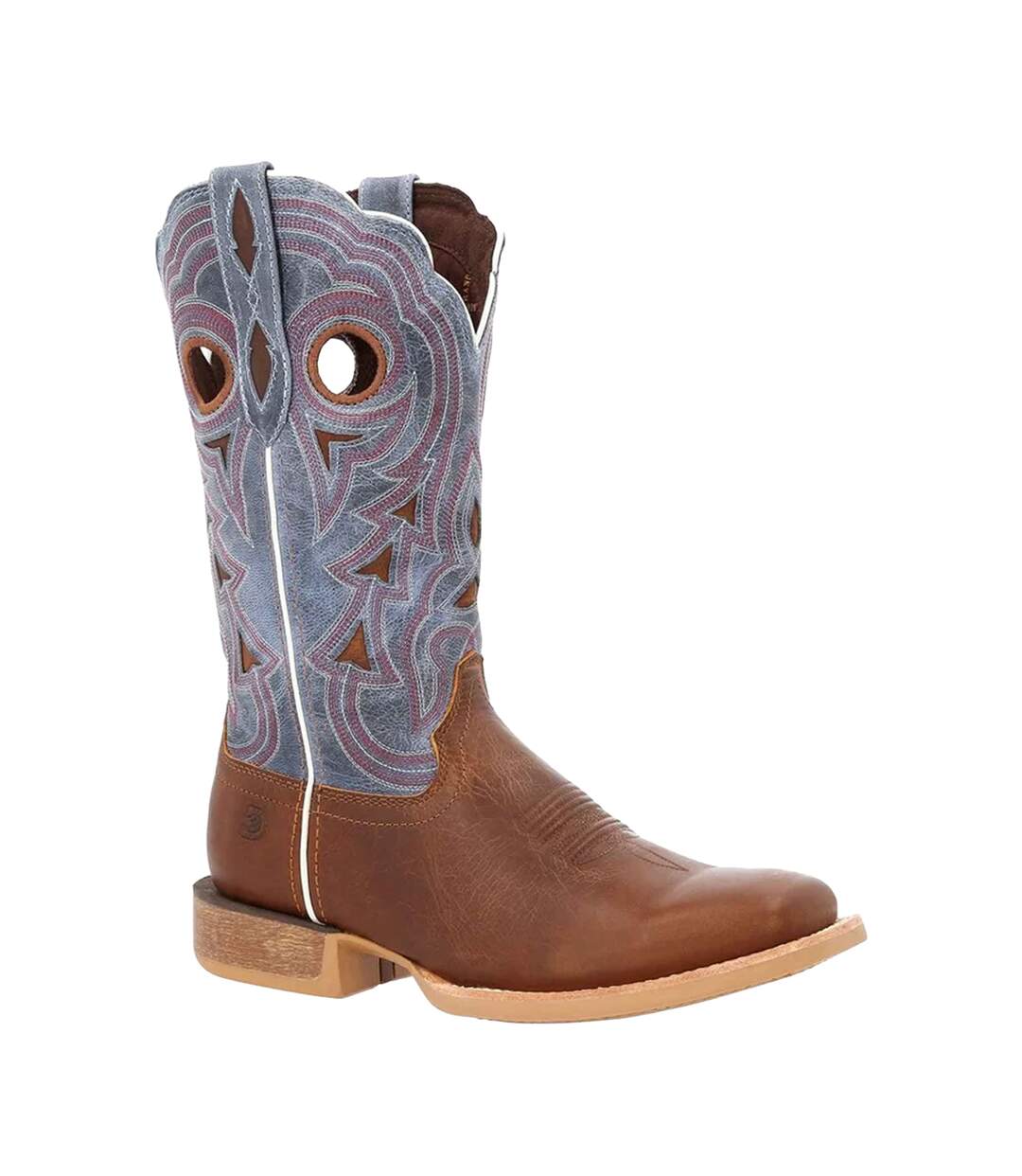 Bottes De Cowboy Lady Rebel Pro Femme Marron Clair Bleuet Durango-1