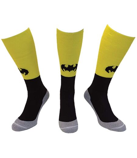 1 Pack Adults Knee High Fun Patterned Hockey Socks - Batman