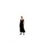Robe Mi-longue Manches Style Caraco Motif/style 2-en-1 Larnahh Femme Noir Ted Baker-1