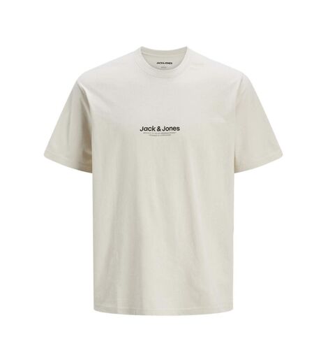 T-shirt beige homme jack & jones whvesterbro - m