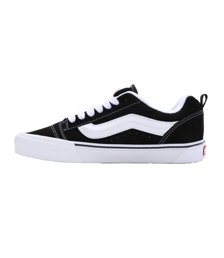 Mens Knu Skool Padded Suede Skate Shoes Black White Vans
