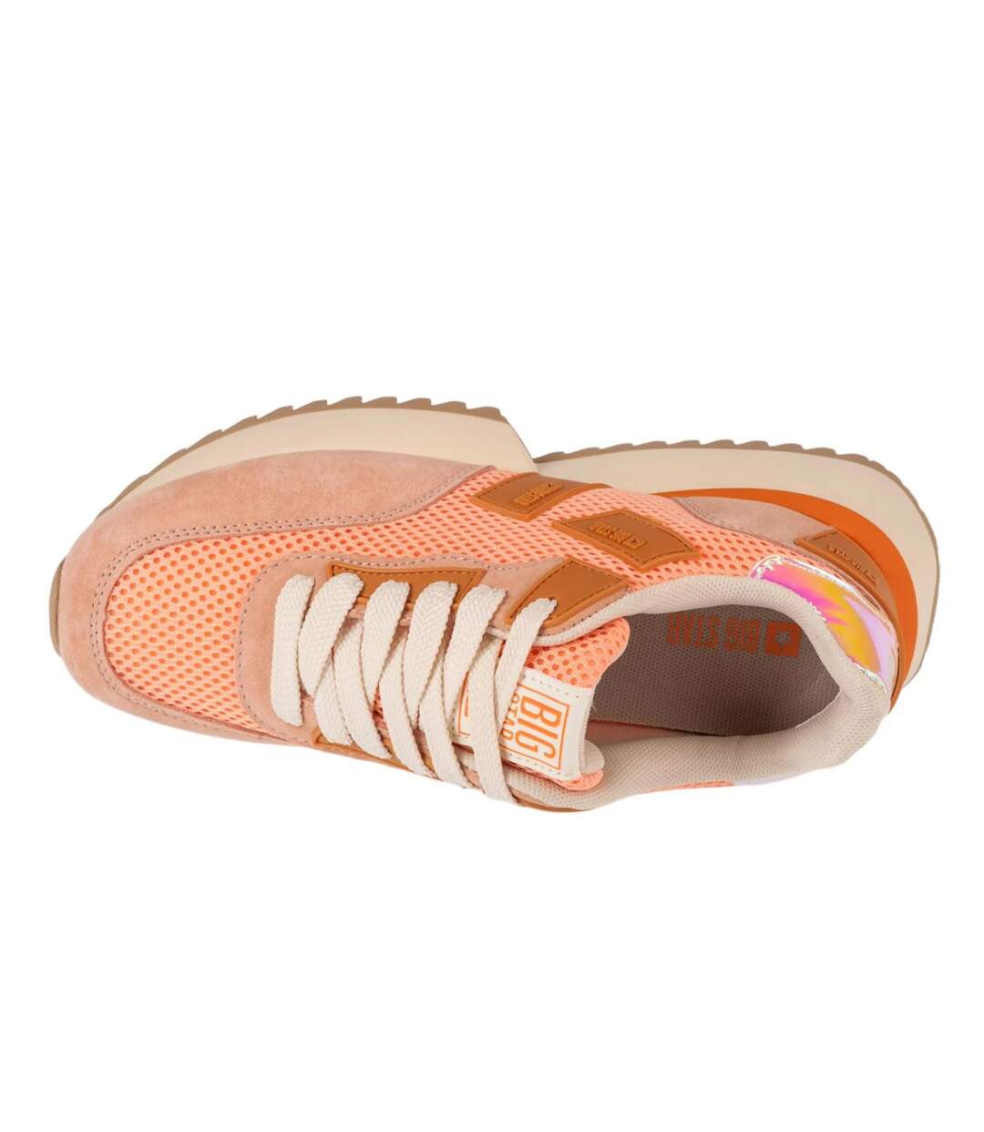 Baskets Femme Orange Big Star-3
