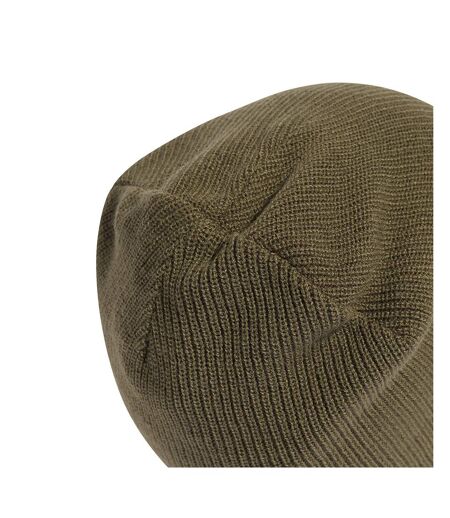Mens Essential Label Beanie Green Adidas