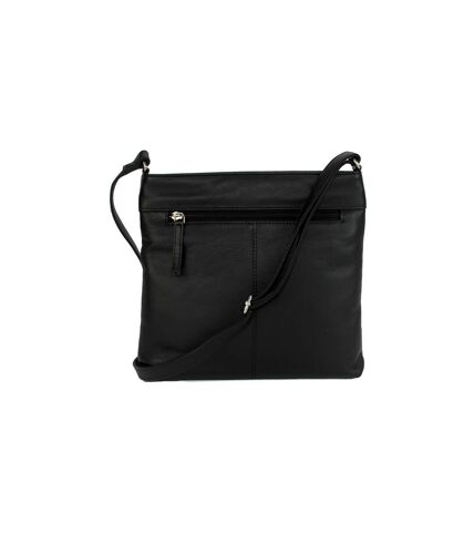 Eastern Counties Leather Womens/Ladies Aimee Colour Band Handbag (Noir / blanc) (One size) - UTEL333