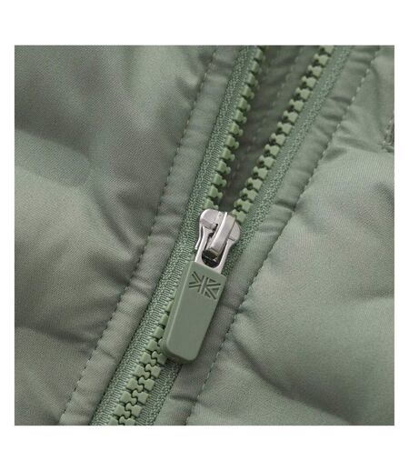 Womens/ladies Puffer Jacket Khaki Green Karrimor