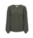 Pull vert femme jdy tennison life-1