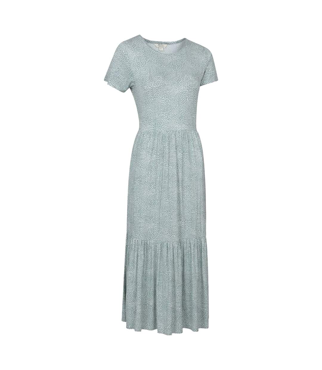 Womens/ladies Sardinia Dotted Tiered Dress Green Mountain Warehouse-4