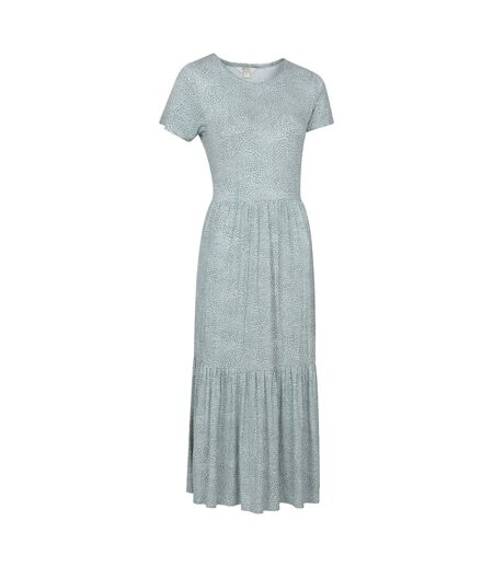 Womens/ladies Sardinia Dotted Tiered Dress Green Mountain Warehouse