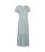 Womens/ladies Sardinia Dotted Tiered Dress Green Mountain Warehouse-4
