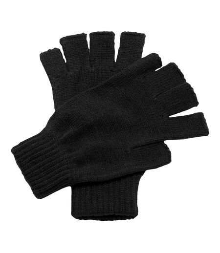 Regatta Unisex Fingerless Mitts / Gloves (Black) - UTRG1449