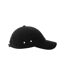 Casquette De Baseball Motif/style 6 Panneaux Action-s Adulte Noir Atlantis-3