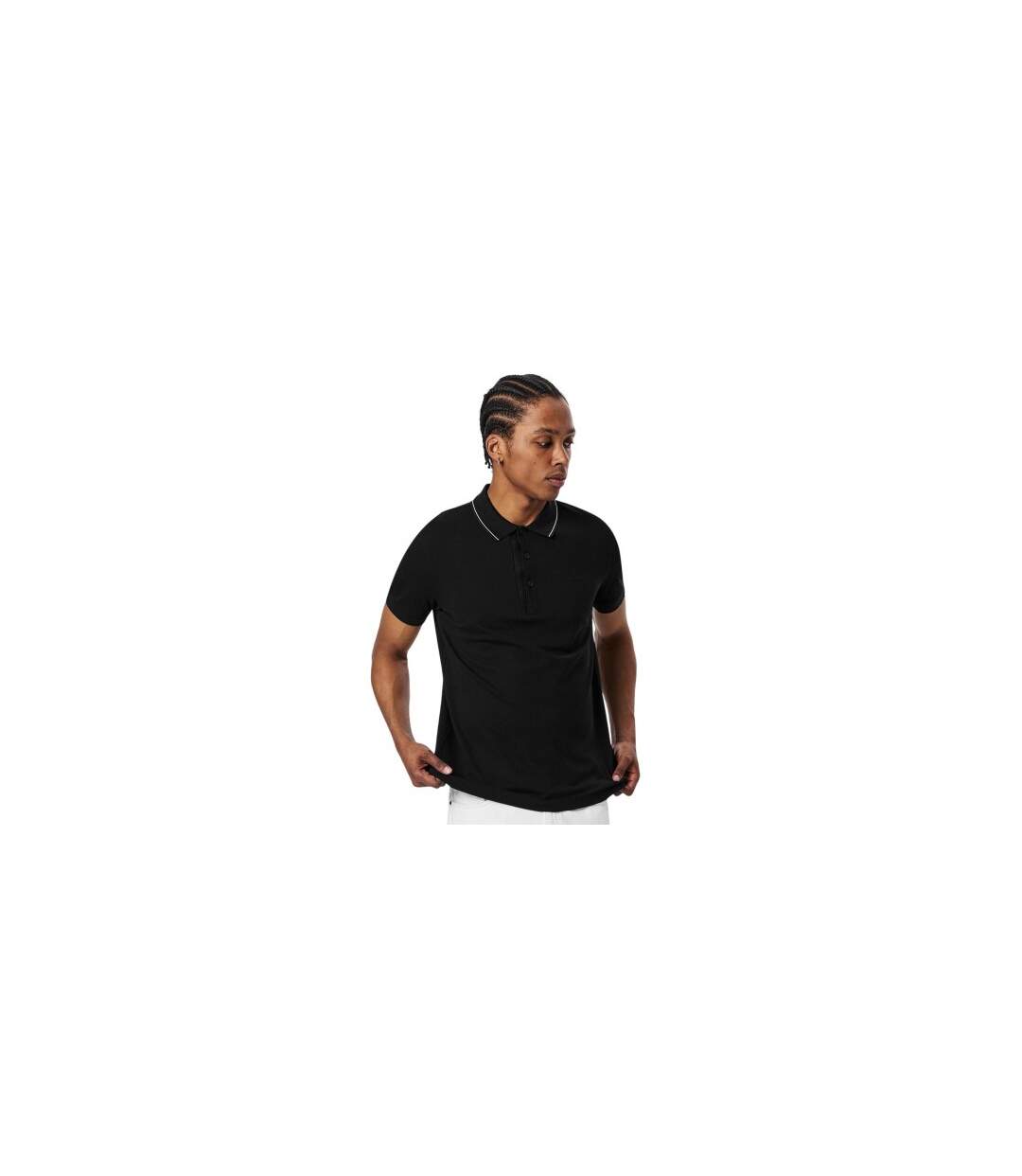 Polo Paule Homme Noir Boss-1