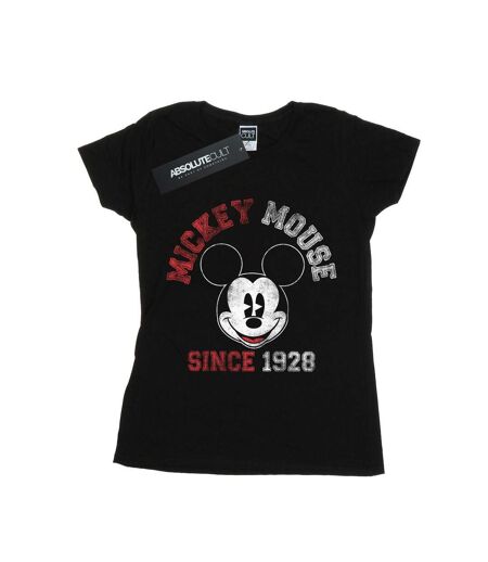 Disney Femme/Les femmes Minnie Mouse Since 1928 - T-shirt en coton (Noir) - UTBI31515