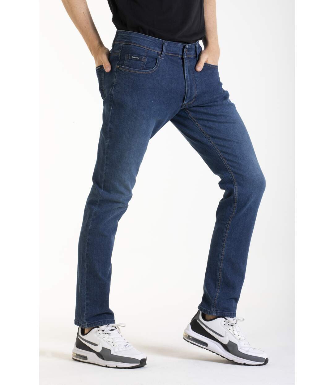 Jeans RL80 Fibreflex® brossé coupe droite ajustée 'Rica Lewis'-2