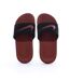 Sandales bordeaux/noires homme nike kawa slide-3