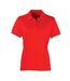 Polo coolchecker femme rouge clair Premier