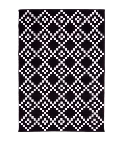 Tapis salon et chambre tissé motif géométrique AF1 LERUM