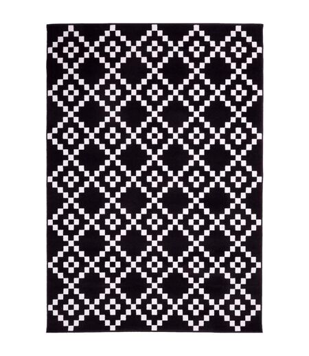 Tapis salon et chambre tissé motif géométrique AF1 LERUM