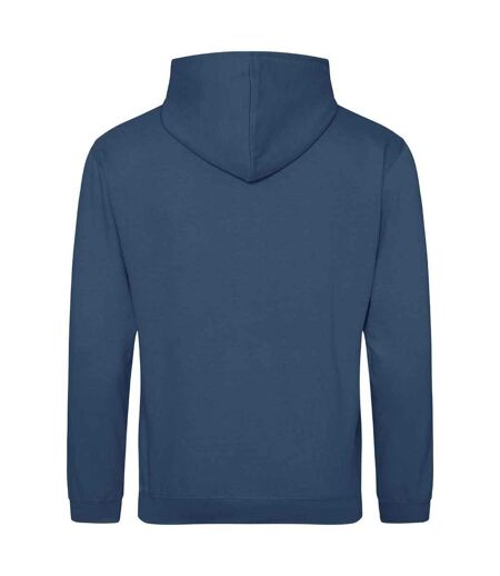 Sweat à capuche college adulte bleu foncé Awdis