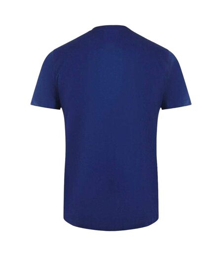 T-shirt Motif Abstrait Homme Bleu Cavalli Class