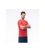 Mens Cross The Line Dyoro Raglan T-shirt Red IQ-3