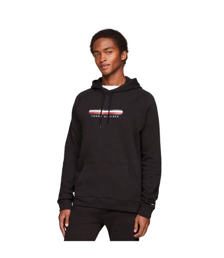 Sweat À Capuche Style Logo Lounge Homme Noir Tommy Hilfiger