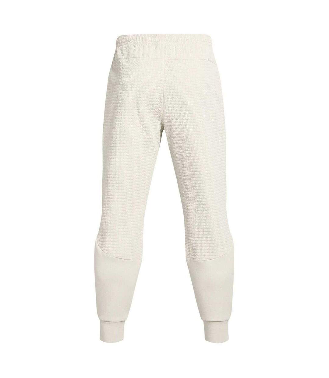 Mens Unstoppable Textured Slim Joggers White Under Armour-3