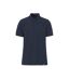 Mens Pique Stretch Polo Shirt Navy Cottover-1
