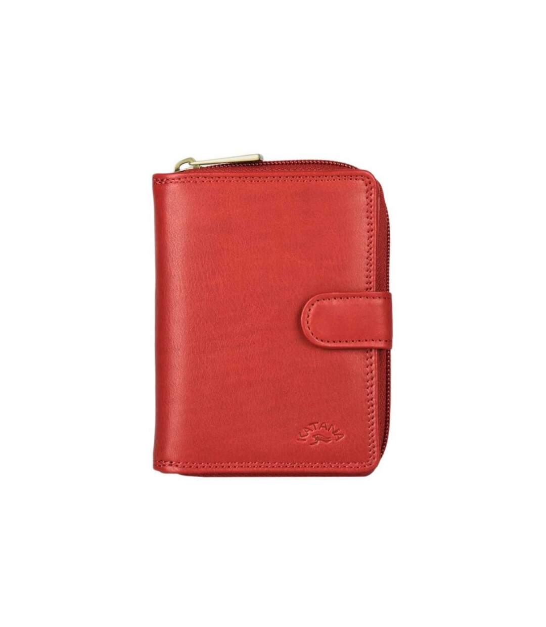 Katana - Portefeuille compact en cuir - rouge - 8744-1