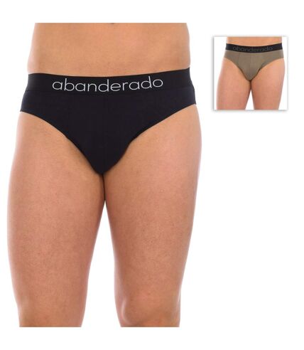 Pack of 2 Sensitive Bamboo briefs, model A0C7L for men, with anatomical front. Softness and comfort.