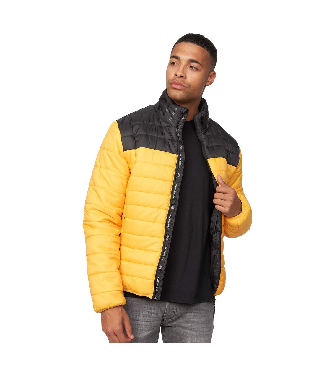 Veste presnell homme jaune Crosshatch Crosshatch