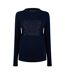 Pull Motif/style Logo Femme Bleu Marine Biba-2